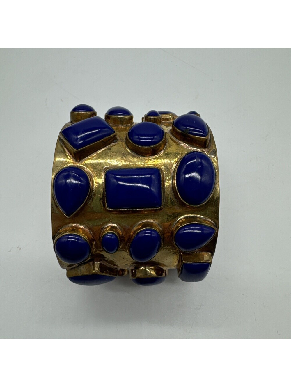 Addison Weeks Lapis Bendall Statement Wide Cuff Bracelet